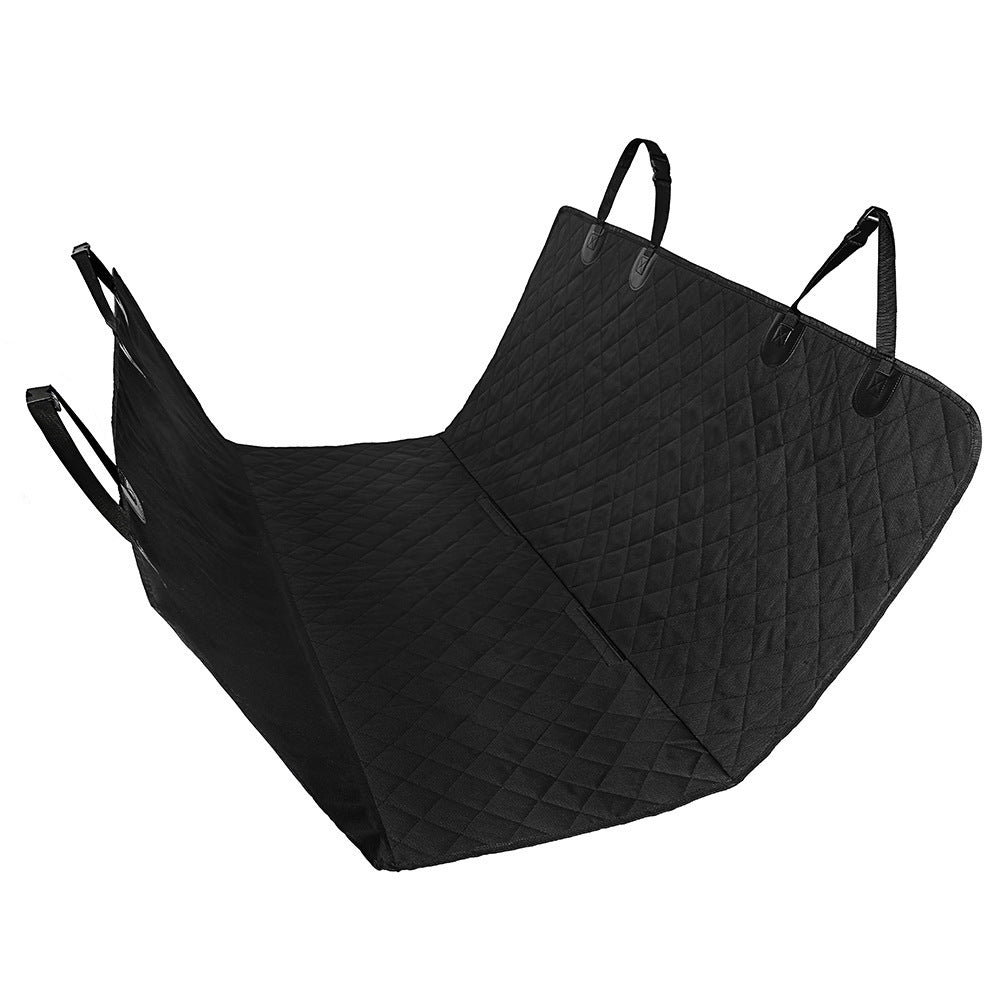 Dog Car Seat Cover with Mesh View Window & Hammock Design