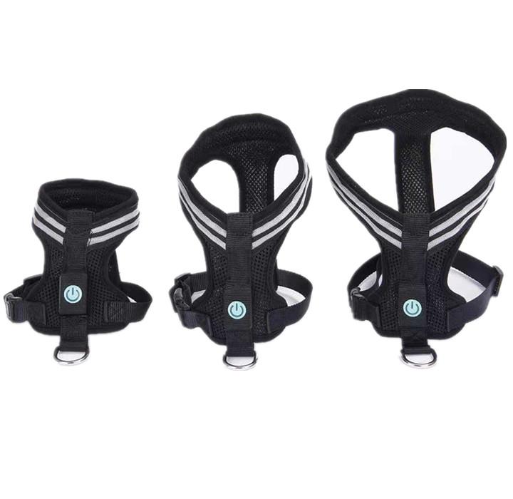 LED Dog Harness – Adjustable, Lightweight, and Rainproof