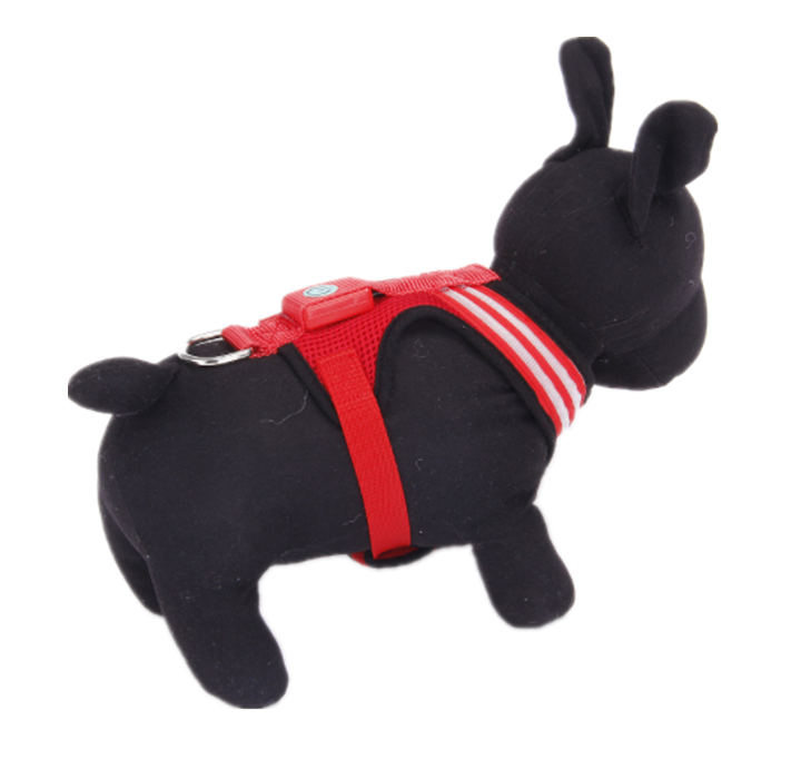 LED Dog Harness – Adjustable, Lightweight, and Rainproof