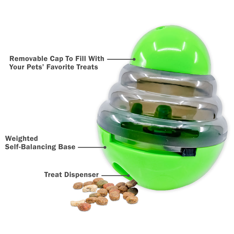 Flipo Tumbler™ Interactive Dog Treat Dispenser Toy