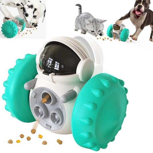 Intelligent Pet Tumbler Toy – Interactive Slow Feeder and IQ Trainer